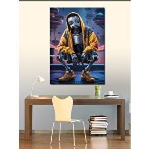 Kanvas Tablo Sevimli Robot 70x100 cm