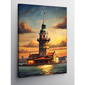 Kanvas Tablo İstanbul Galata Kulesi 100x140 cm
