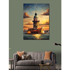 Kanvas Tablo İstanbul Galata Kulesi 100x140 cm