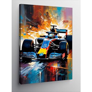 Kanvas Tablo Formula 1 Aracı 100x140 cm