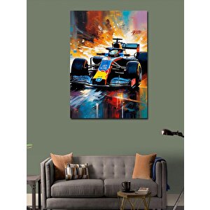 Kanvas Tablo Formula 1 Aracı 100x140 cm