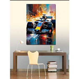 Kanvas Tablo Formula 1 Aracı 100x140 cm