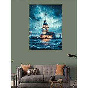 Kanvas Tablo İstanbul Kız Kulesi 50x70 cm