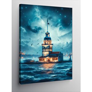 Kanvas Tablo İstanbul Kız Kulesi 70x100 cm