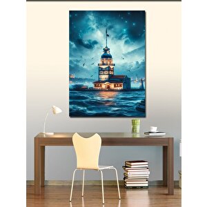 Kanvas Tablo İstanbul Kız Kulesi 70x100 cm