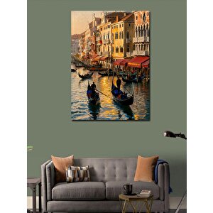 Kanvas Tablo Romantik Venedik'te Bir Akşam 50x70 cm