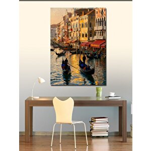 Kanvas Tablo Romantik Venedik'te Bir Akşam 50x70 cm