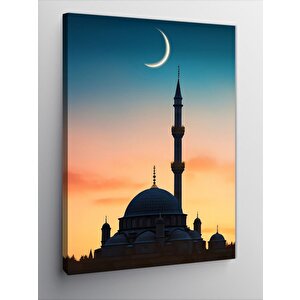 Kanvas Tablo Ay Ve Cami 100x140 cm