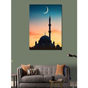 Kanvas Tablo Ay Ve Cami 100x140 cm