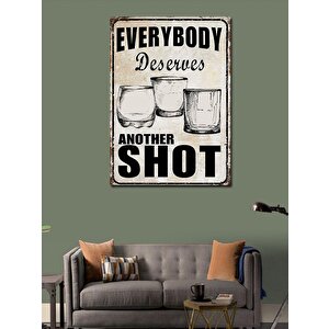 Kanvas Tablo Her4kez Yeni Bir Shot Hakeder 70x100 cm