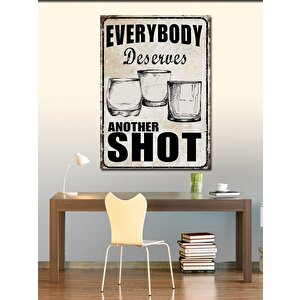 Kanvas Tablo Her4kez Yeni Bir Shot Hakeder 70x100 cm