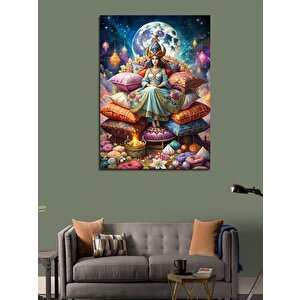 Kanvas Tablo Masallar Prensesi 100x140 cm
