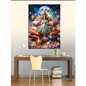 Kanvas Tablo Masallar Prensesi 100x140 cm