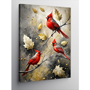Kanvas Tablo Renkli Kuşlar 70x100 cm