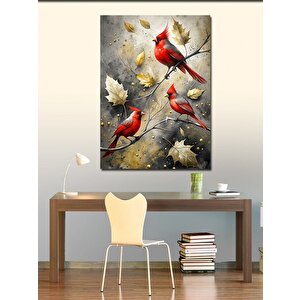 Kanvas Tablo Renkli Kuşlar 70x100 cm