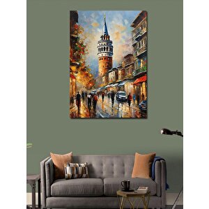 Kanvas Tablo İstanbul Galata Kulesi