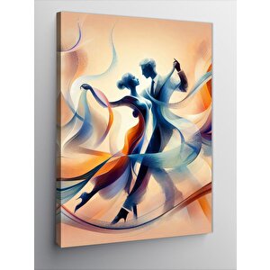 Kanvas Tablo Dans Eden Soyut Çift 100x140 cm