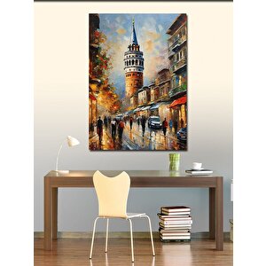 Kanvas Tablo İstanbul Galata Kulesi 100x140 cm