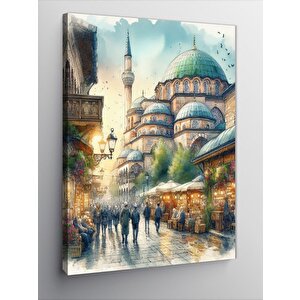Kanvas Tablo Cami Çizimi 100x140 cm