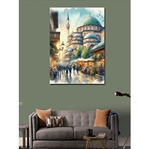 Kanvas Tablo Cami Çizimi 100x140 cm