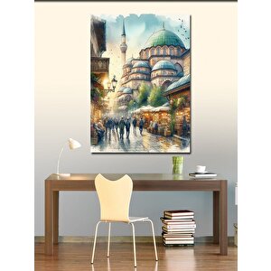 Kanvas Tablo Cami Çizimi 100x140 cm