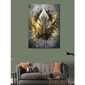 Kanvas Tablo Işık Saçan Yaprak 70x100 cm