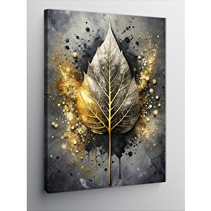 Kanvas Tablo Işık Saçan Yaprak 100x140 cm