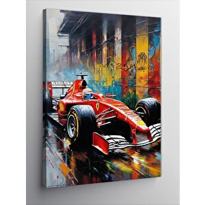 Kanvas Tablo Formula 1 Arabası 50x70 cm