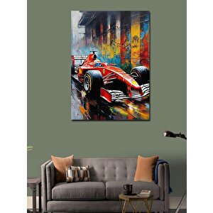 Kanvas Tablo Formula 1 Arabası 50x70 cm