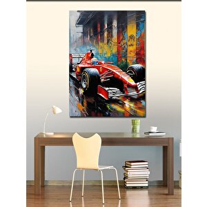 Kanvas Tablo Formula 1 Arabası 50x70 cm