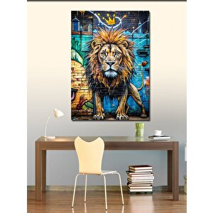 Kanvas Tablo Asil Aslan 70x100 cm