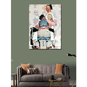 Kanvas Tablo Dövme Yapan Adam 70x100 cm