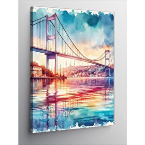 Kanvas Tablo İstanbul Boğaziçi Köprüsü 100x140 cm