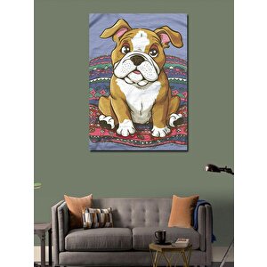 Kanvas Tablo Sevimli Köpek 70x100 cm