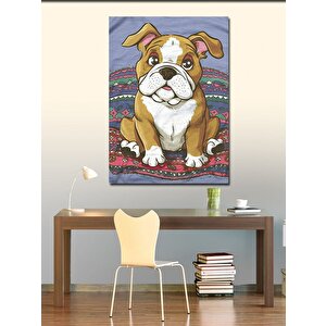 Kanvas Tablo Sevimli Köpek 70x100 cm
