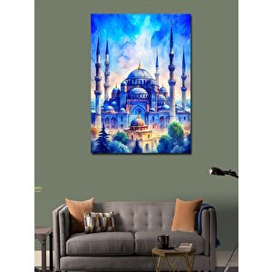 Kanvas Tablo Akşam Karanlığında Ayasofya Camii 100x140 cm