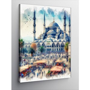 Kanvas Tablo Sultan Ahmet Camii 100x140 cm