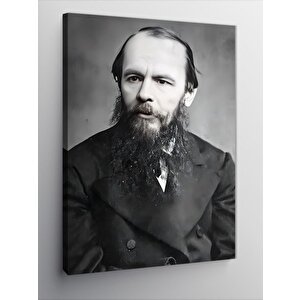 Kanvas Tablo Dostoyevski Rus Edebiyatı 50x70 cm