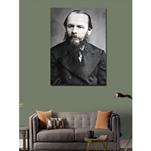 Kanvas Tablo Dostoyevski Rus Edebiyatı 50x70 cm