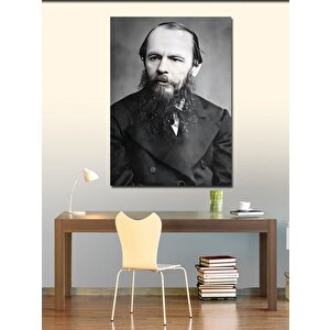 Kanvas Tablo Dostoyevski Rus Edebiyatı 70x100 cm
