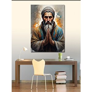 Kanvas Tablo Dua Eden Yaşlı Adam 50x70 cm