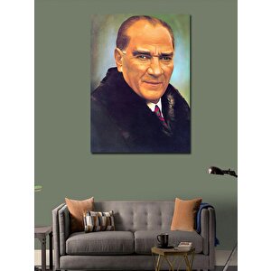 Kanvas Tablo Mustafa Kemal Atatürk 100x140 cm