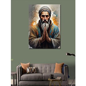 Kanvas Tablo Dua Eden Yaşlı Adam 100x140 cm
