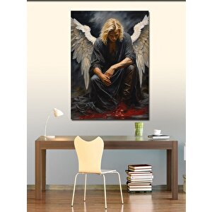 Kanvas Tablo Erkek Melek 100x140 cm