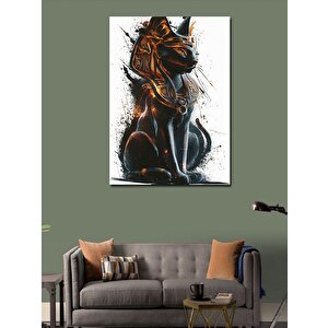 Kanvas Tablo Mısırlı Kedi 100x140 cm