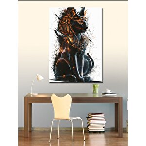Kanvas Tablo Mısırlı Kedi 100x140 cm