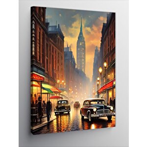 Kanvas Tablo Geçmiş Zamanda Bir Şehir 50x70 cm