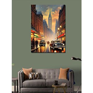 Kanvas Tablo Geçmiş Zamanda Bir Şehir 50x70 cm