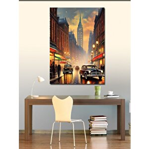Kanvas Tablo Geçmiş Zamanda Bir Şehir 50x70 cm