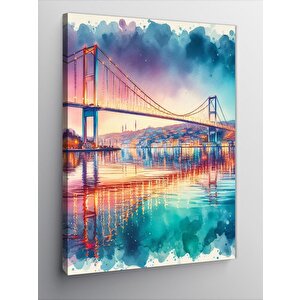 Kanvas Tablo İstanbul Boğaziçi Köprüsü 50x70 cm